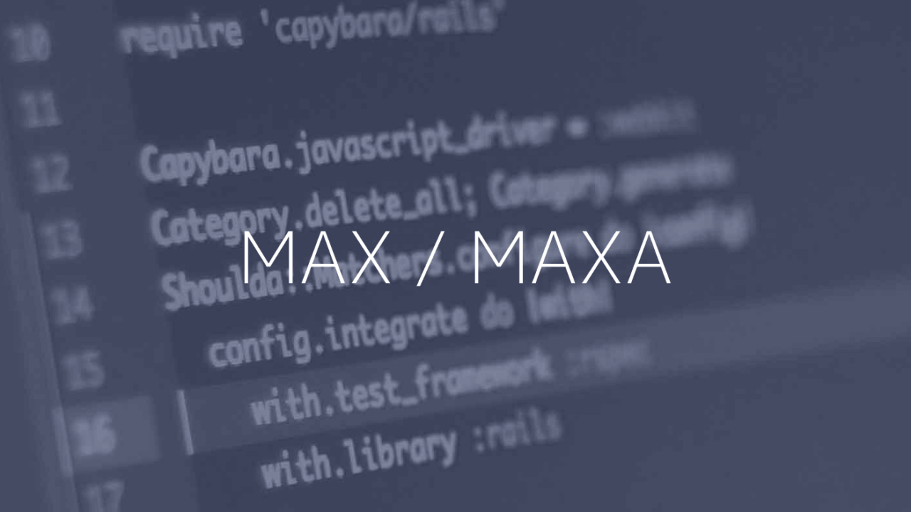 MAX関数、MAXA関数